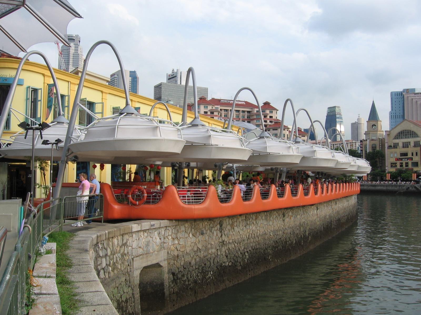 Met A Space Pod @ Boat Quay Szingapúr Kültér fotó